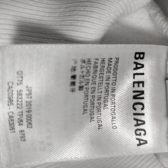 Balenciaga Paint logo over sized hoodie - Picture 8 of 8